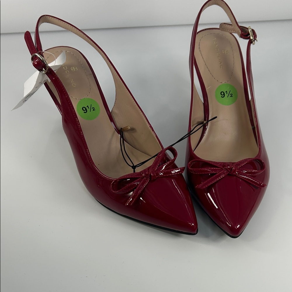 Bandolino Red Patent Slingback Heels - Picture 8 of 16